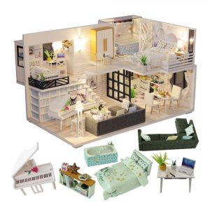 Aerial's Exquisite Life DIY Miniature Dollhouse Kit-1