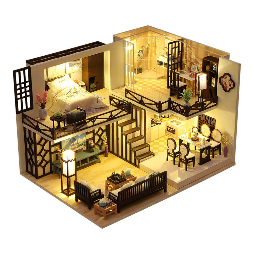 China Customized Easy Diy Dollhouse Furniture Manufacturers