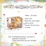Miller's Cat Diary DIY Miniature Dollhouse Kit-5