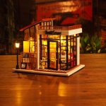 Susan's Book Store DIY Miniature Dollhouse Kit-10