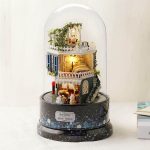 Star Dream DIY Miniature With Music Box and Dust Cover-2