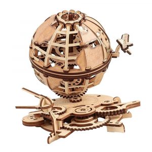 Transmission Gear Rotate Globe 3D Wooden Puzzle-1