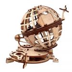 Transmission Gear Rotate Globe 3D Wooden Puzzle-2