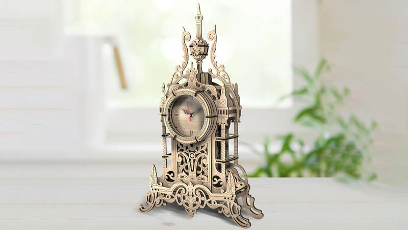 Belfry Table Clock 3D Wooden Puzzle Description -1