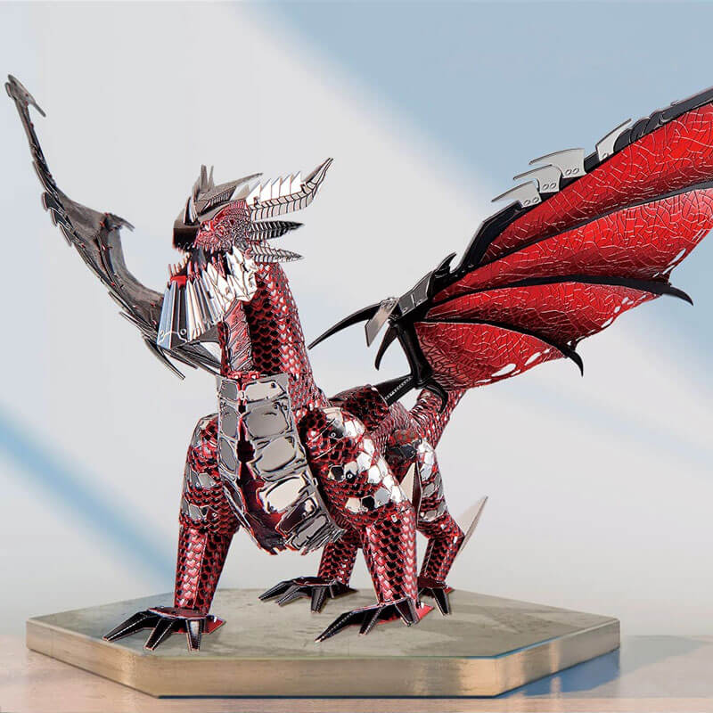 Black Dragon 3D Metal Puzzle Description-3