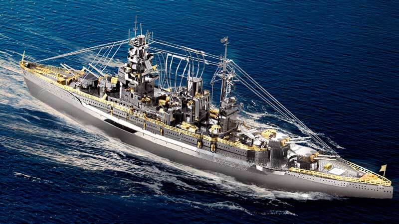Nagato-class Battleship 3D Metal Puzzle Description-1