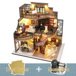 Peter's Dream Building Pavilion DIY Miniature Dollhouse Kit-5