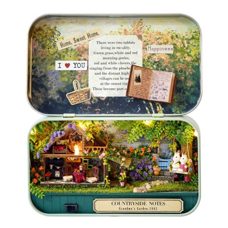 Elf Library Book Nook Miniature Dollhouse - CraftDIYKit