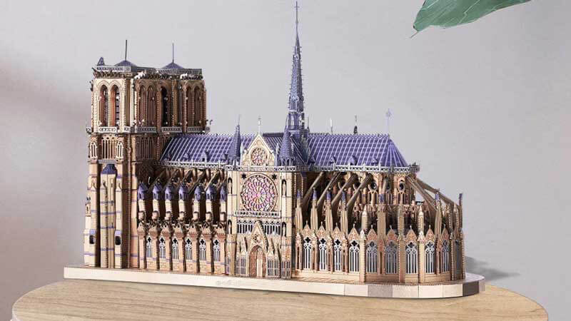 Notre-Dame De Paris 3D Metal Puzzle Description-2