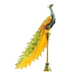 Colorful Peacock 3D Metal Puzzle_1