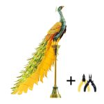 Colorful Peacock 3D Metal Puzzle_7
