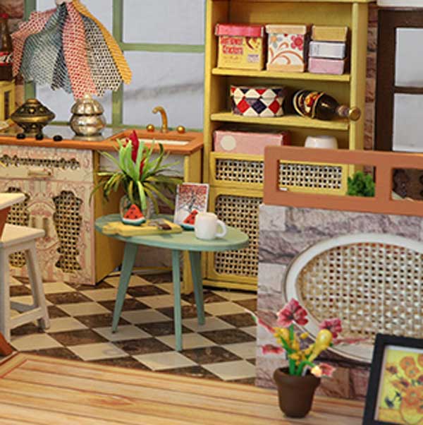Miya's House DIY Miniature Dollhouse_Description_5