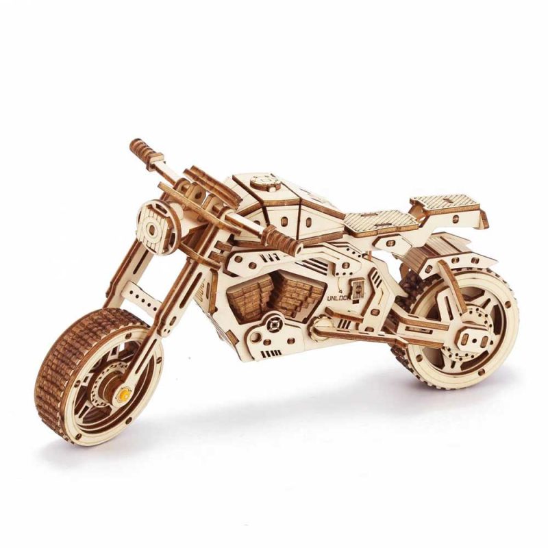 Motorcycle Model 3D Wooden Puzzle_1