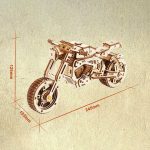 Motorcycle Model 3D Wooden Puzzle_7