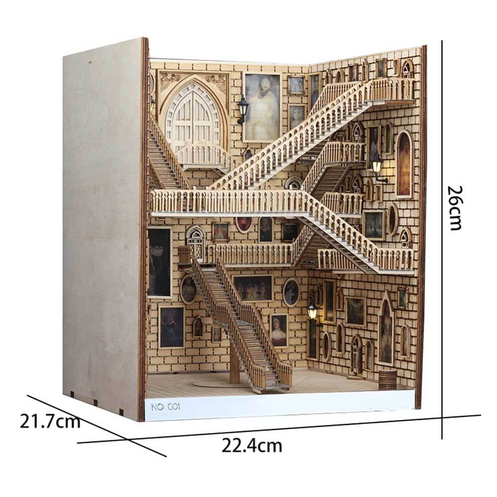 Nancy's Book Villa DIY Miniature Dollhouse - CraftDIYKit