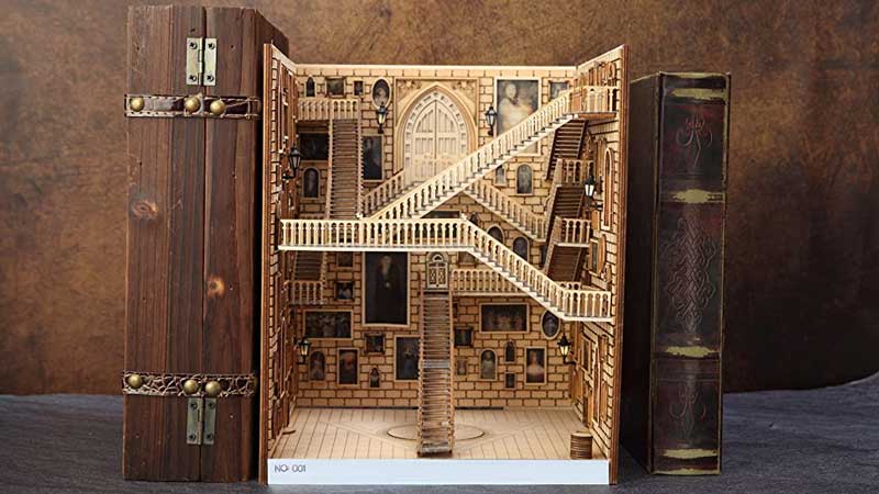 Nancy's Book Villa DIY Miniature Dollhouse - CraftDIYKit