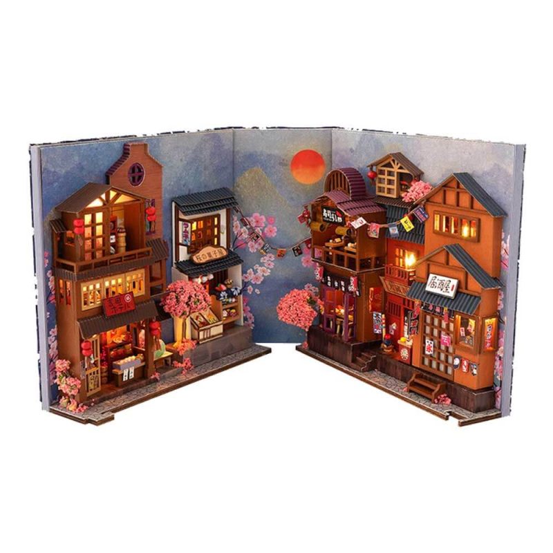 Cherry Blossom Alley Book Nook Miniature Dollhouse_1