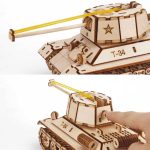 Classic WWII Tank 3D Wooden Puzzle_2