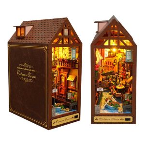 Colmar Town Book Nook Miniature Dollhouse_1