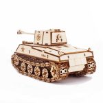 M4 Sherman Classic WWII Tank 3D Wooden Puzzle_2