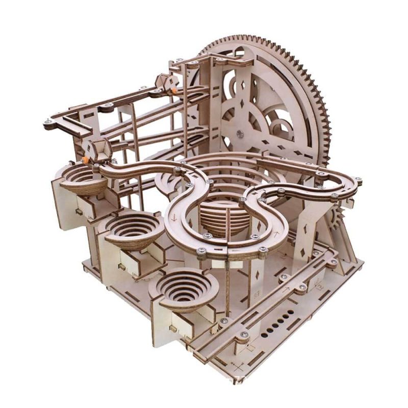 Spiral Marble Run 3D Wooden Puzzle_1