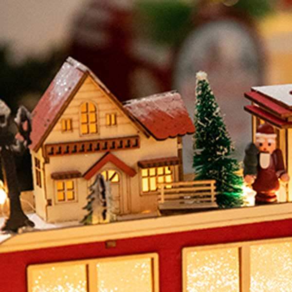 Christmas Advent Calendar Bus 3D Wooden Puzzle_Description_4