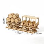 Wine Carriage 3D Wooden Puzzle_3