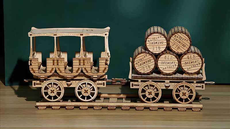Wine Carriage 3D Wooden Puzzle_Description_1