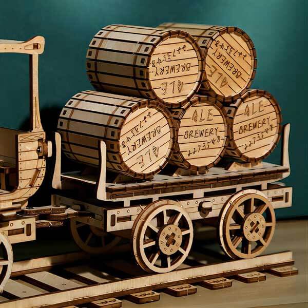 Wine Carriage 3D Wooden Puzzle_Description_2