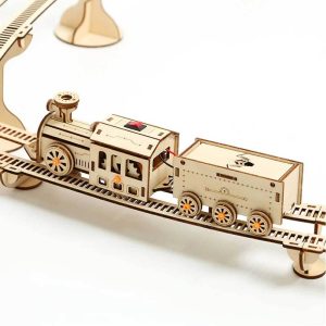 Mechanical Track Train 3D Wooden Puzzle_2