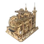 Motorized Castle Marble Run 3D Wooden Puzzle_5