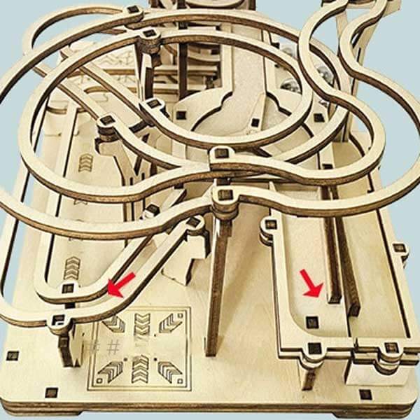 Rotary Elevator Marble Run 3D Wooden Puzzle_Description_2