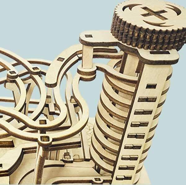 Rotary Elevator Marble Run 3D Wooden Puzzle_Description_3