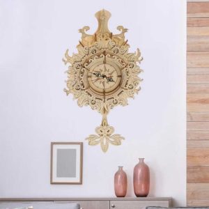 Baroque Wall Clock 3D Wooden Puzzle_2