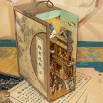 Pagoda Pavilion Book Nook Miniature Dollhouse_2