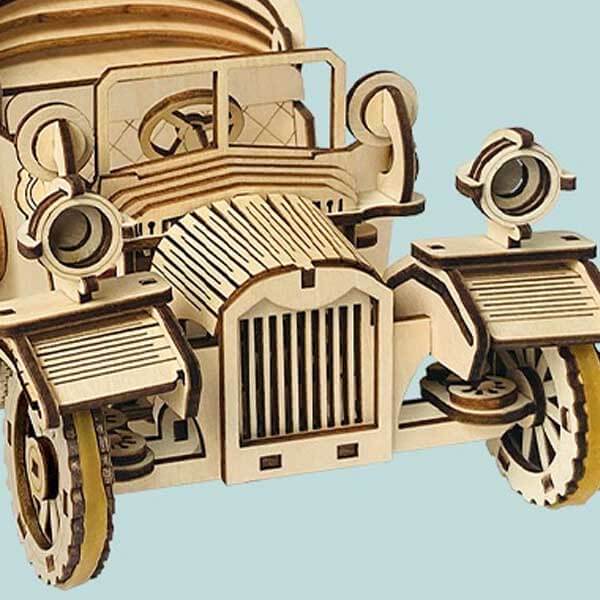 Retro Car 3D Wooden Puzzle_Description_4