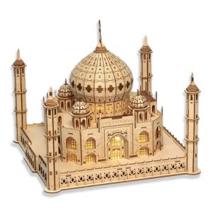 Taj Mahal Model with LED Light 3D Wooden Puzzle_1