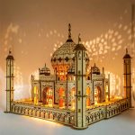 Taj Mahal Model with LED Light 3D Wooden Puzzle_4