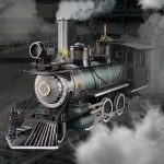 Mogul Locomotive 3D Metal Puzzle_3