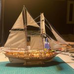 Scale 1/96 Harvey 1847 Sailboat 3D Wooden Puzzle_3