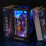 Cyberpunk World Book Nook Miniature Dollhouse_3