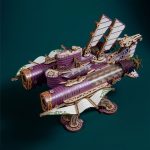 Fantasy Steampunk Airship 3D Wooden Puzzle_5