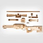 AWM Sniper Rifle 3D Wooden Puzzle_3