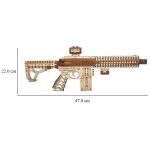 M416 Assault Rifle 3D Wooden Puzzle_6