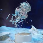 Jellyfish Night Light 3D Metal Puzzle_Blue_2