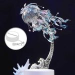 Jellyfish Night Light 3D Metal Puzzle_Blue_3