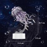 Jellyfish Night Light 3D Metal Puzzle_Purple_5