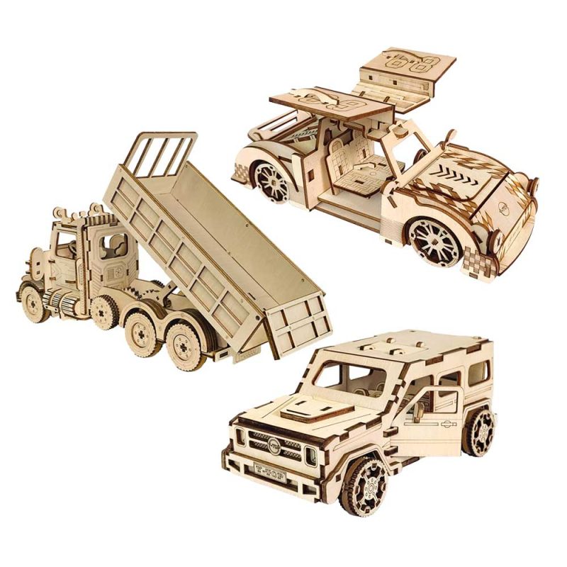 Road Dominator Series 3D Wooden Puzzle_1