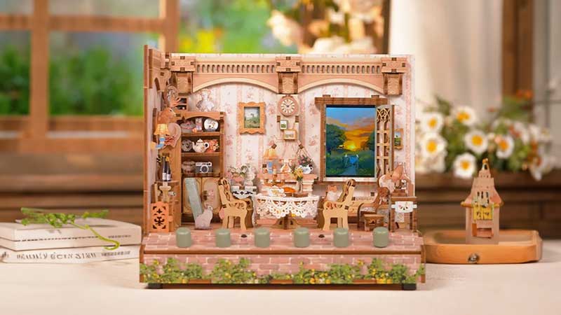 Garden Time DIY Miniature Dollhouse_Description_2