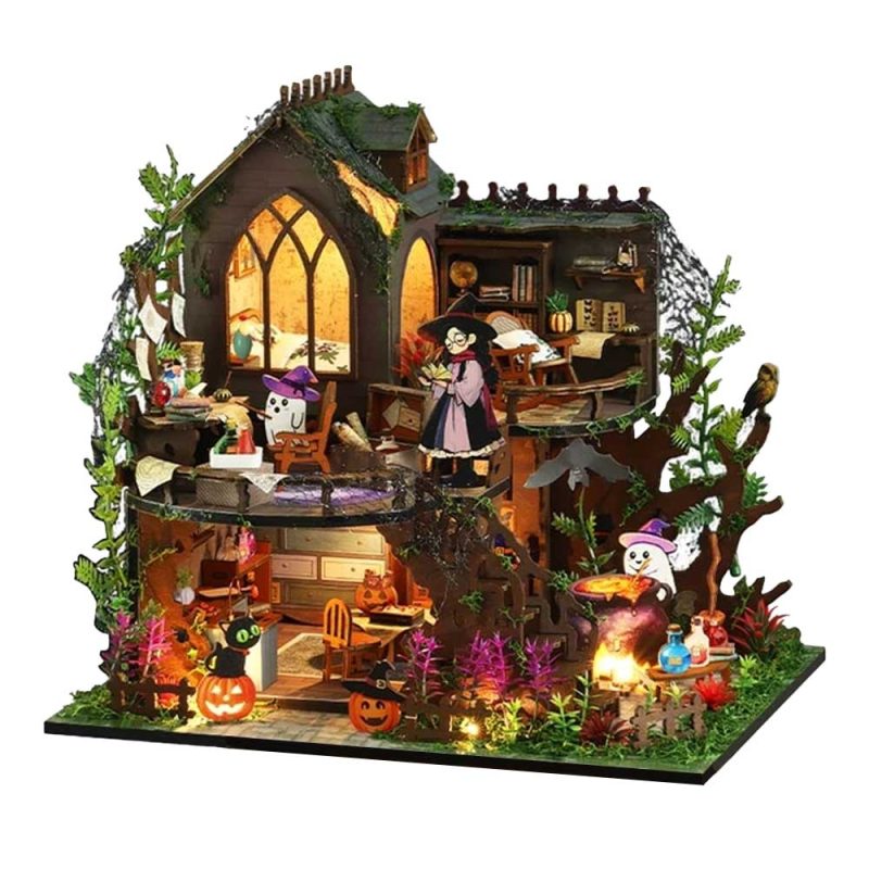 Halloween Witchy Retreat DIY Miniature Dollhouse_1